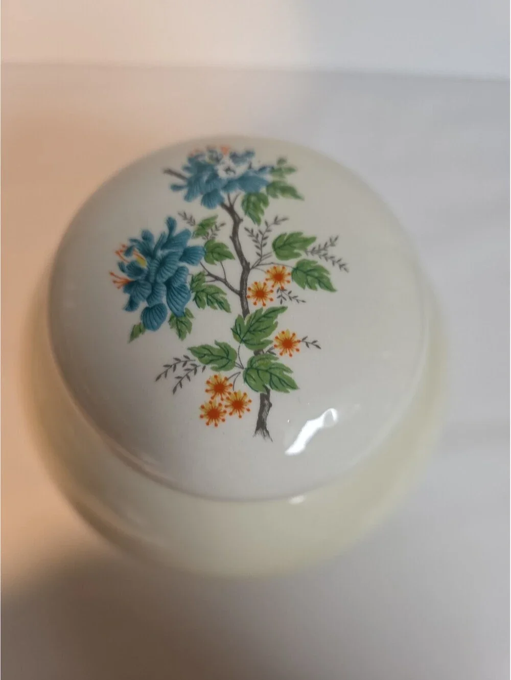 Bird Of Paradise Rice Jar Vase Ginger Jar GB 1981